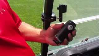 Laser Rangefinder Mount  Holder for Golf Carts Bushnell [upl. by Noid]