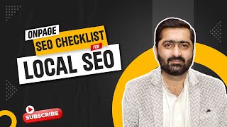 Onpage SEO for Local SEO Websites  Beginners to Advance Level Checklist [upl. by Mandy952]