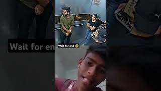 Lift Prank by🤣😱😜 rj Naved  lift Prank  prank video  funny video liftprank shorts reaction [upl. by Ruddy]