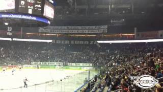 DELPlayoffs Eisbären Berlin gegen Hamburg Freezers  Fans protestieren [upl. by Dex182]