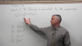 ACCUPLACER Review Problem 12 Quantitative Reasoning Algebra and Statistics [upl. by Nyroc]