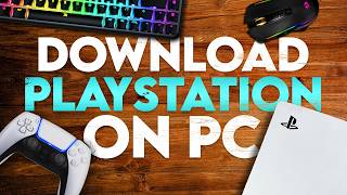 How to download PlayStation on PC  EASY stepbystep instructions [upl. by Ardnnaed]