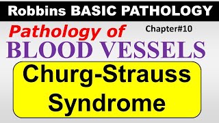 Ch10  CHURGSTRAUSS SYNDROME  Blood Vessel Pathology  Robbins Lectures [upl. by Yras]