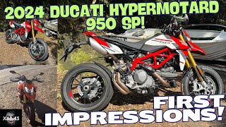 2024 Ducati Hypermotard 950 SP First Impressions [upl. by Gracie]