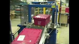 TRP5 Strapping Machine Secures Totes [upl. by Einimod196]