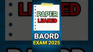 PAPER LEAKED 😱 BOARD Exam 2025  shorts short [upl. by Rosenblum563]