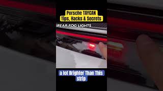 Porsche Taycan Tip11 REAR FOG LIGHTS [upl. by Tressia]