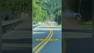 Drunk Driver Car Flips Several Times Drunk Driver CarFlips [upl. by Ecnirp]