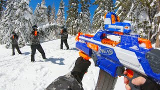 Nerf War Winter Battle [upl. by Einehpets931]