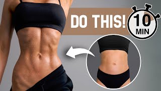 DO THIS To Get SLIM WAIST amp ABS  Ab Workout To Lose Muffin Top amp Love Handles No Equipment [upl. by Ettenowtna37]