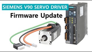 SIEMENS SERVO DRIVER V90 firmware update [upl. by Jobina]