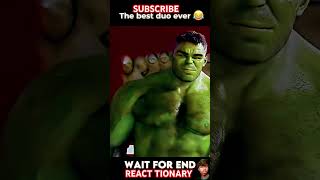 THOR AR HULK KA FUNNY VIDEO 🤣  shortfeed marvel avengers vairalshort [upl. by Natsreik]