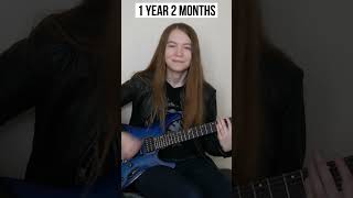 Two Years of Guitar Progress in 30 Seconds 🎸 [upl. by Aneliram]