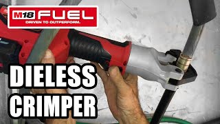 Milwaukee 750 MCM Dieless Crimper Review  Jobsite Tested [upl. by Nylanaj397]