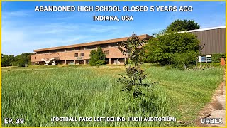 Exploring Giant High School Closed In 2018  Indiana USA [upl. by Nnyltak]