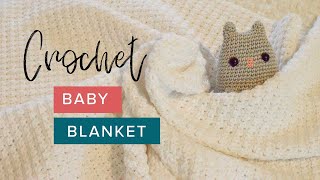 Easy crochet baby blanket craft amp crochet blanket 2341 [upl. by Barth]