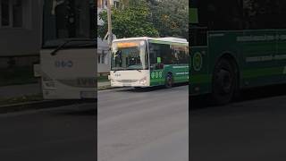 Bacău Autobuz Iveco Crossway BC12STB pe linia 18J [upl. by Aerbua331]