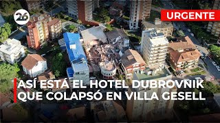 🔴 EN VIVO  Así está el Hotel Dubrovnik de Villa Gesell que colapsó durante la noche [upl. by Aiden]