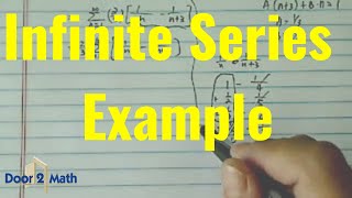 INFINITE SERIES EXAMPLE  Sum of the Infinite Series 2n²3n [upl. by Adnohral]