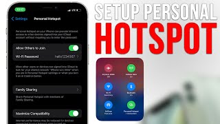 How to Set Up Personal Hotspot on iPhone amp Connect to Laptop [upl. by Alhahs]