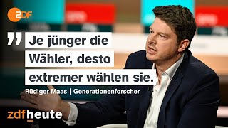 Generationenforscher Maas Darum wählt die Jugend AfD  Markus Lanz vom 03 Oktober 2024 [upl. by Kcaz]