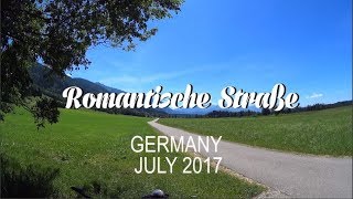 quotRomantische Straßequot Germany bicycle trip July 2017 [upl. by Blakelee136]