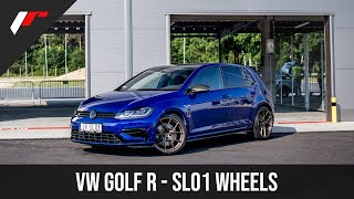 JRWheels Super Light Series SL01  VW Golf R [upl. by Robillard20]