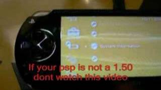 PSP How to Upgrade 150 firmware to Custom Firmware 352 m33 [upl. by Karlotta744]