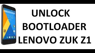 HOWTO UNLOCK BOOTLOADER  ZUK Z1  D Tech Terminal [upl. by Drusy536]