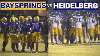 BATTLE FOR JASPER COUNTYRD21Bay Springs2A vs 9 Heidelberg2AMS High School Football Week 12 [upl. by Dorwin]