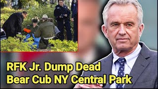 Robert F Kennedy Jr Admits to Dumping Dead Bear Cub In New York Central Park  RFK Jr [upl. by Veneaux]