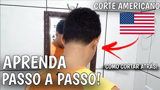 CORTANDO O CABELO EM CASA  CORTE AMERICANO COMO CORTAR ATRÁS [upl. by Gnot]