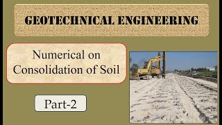 Numerical on Consolidation of soil part 2 I University Solved Example [upl. by Hanforrd670]