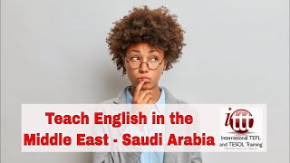 Teaching English Abroad  Saudi Arabia [upl. by Satterlee]