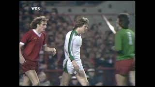 12041978 European Cup Semi Final 2nd leg LIVERPOOL v BORUSSIA MONCHENGLADBACH [upl. by Raffin]