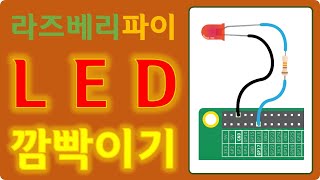 RPI 02 라즈베리 파이 LED 깜빡이기 [upl. by Rosaleen804]