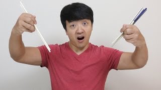 Chopsticks Chinese VS Japanese VS Korean [upl. by Elbert]