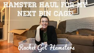 Hamster Haul 2020 🐹 For My Next Hamster Bin Cage and New Silent Hamster Wheel by Niteangel [upl. by Akihsat]