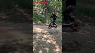 🛴5600 Watt Off Road Electric Scooter Fast Ride with EFGBIKE ES06 Dual Motor Escooter offroadscooter [upl. by Leksehcey925]