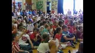 St Marys RC Primary School Sunderland singing I Vow To Thee My Country [upl. by Idonna]