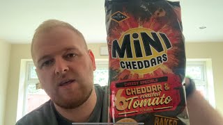 Jacob’s Cheddar amp Roasted Tomato Flavour Mini Cheddars  Review [upl. by Vivi]