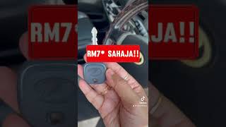 Remote Myvi Harga RM75 sahaja Siapa nak jual harga murah ni kan Nak Jom datang Nik Auto Key [upl. by Anikas]