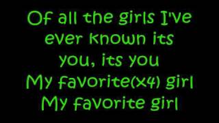 Favorite Girl Justin Bieber w Lyrics [upl. by Rodgers]