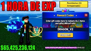 NOVOS CÓDIGO 1 HORA DE EXP  19 CÓDIGOS DE 2X XP BELI E RESET NO BLOX FRUITS 2024  blox fruit codes [upl. by Dorena]