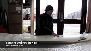 Firewire Surfboards Unibrow Review by SecretSpotcouk [upl. by Nodgnal]