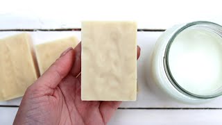 Goat Milk Soap Recipe Easy NoFail Method [upl. by Skiest]