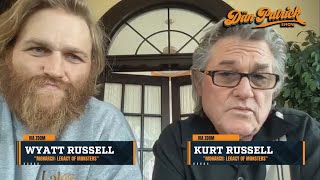 Kurt And Wyatt Russell Share Tales From The Set Of quotMiraclequot  120123 [upl. by Rehotsirhc315]