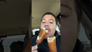 Corn dog 🐕 is bussin food subscribe corndog [upl. by Frederich68]