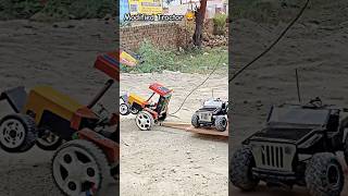 Hmt5911 Tractor With All Tractor 🥷🦁 modified toys modifiedtoys tractorstunt sidhumoosewala [upl. by Ielirol]