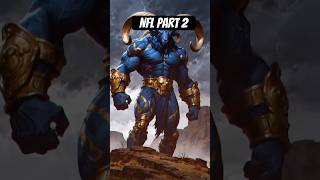 Ai Mashup Part 2 NFL VS WARRIORS shorts ai football nfl [upl. by Anayrb]